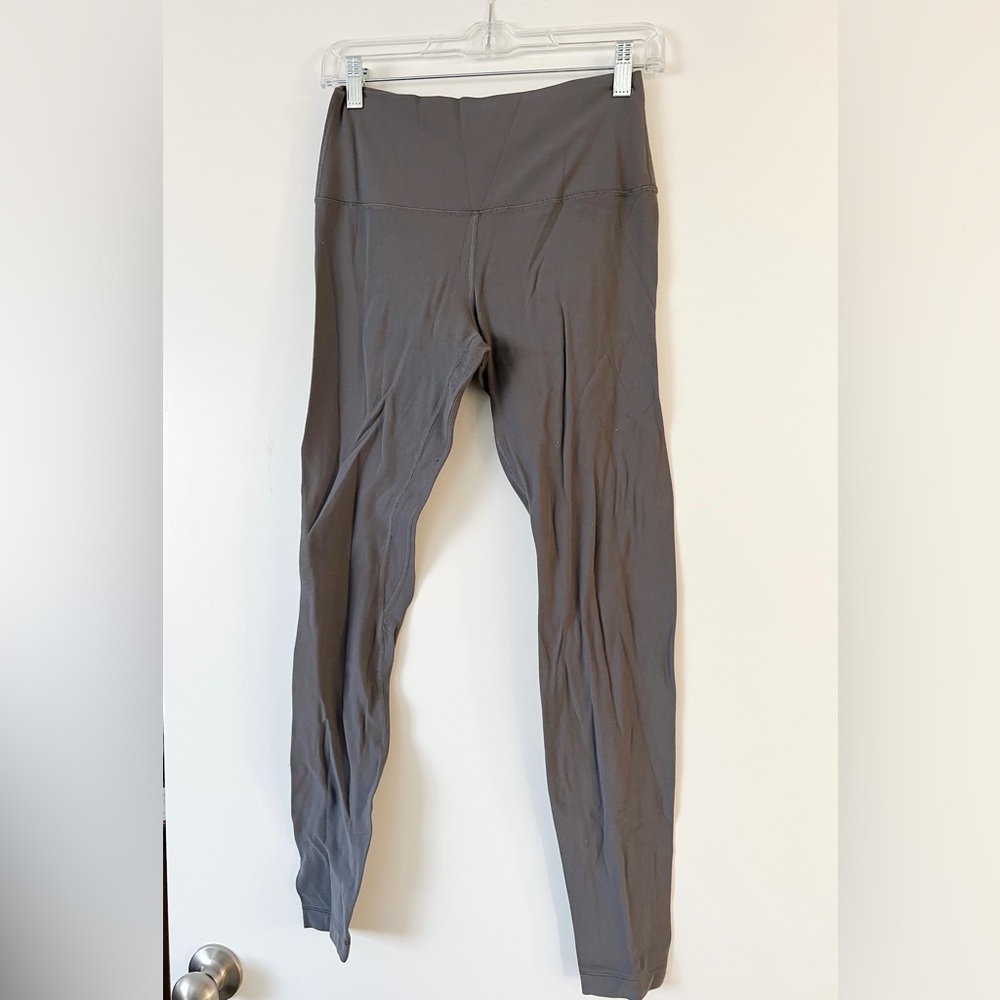 Lululemon align super high rise 28” leggings gray purple size 8